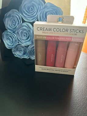 Cream Color Sticks Multi-Use Makeup Set - Neutral & Pink Tones